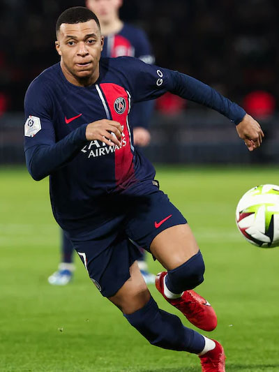 Kylian Mbappé (French Player of the Year 2023-24 Winner)