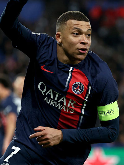 Kylian Mbappé (Overall Rating 91)