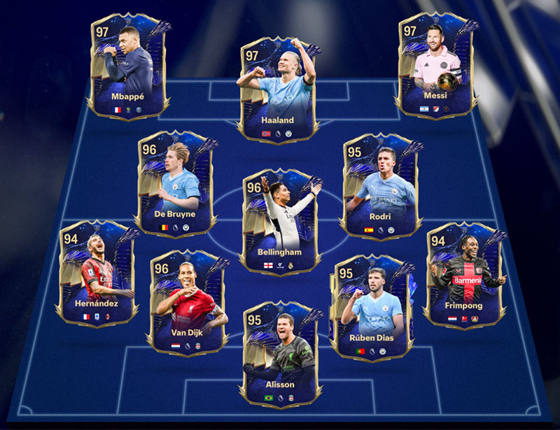 FC24 Men's TOTY (Team of the Year)