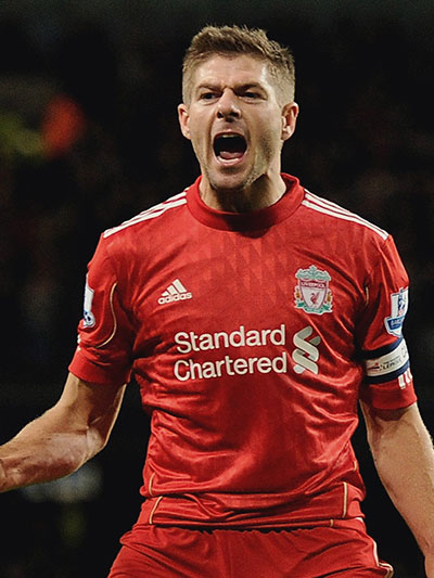 Midfielder Steven Gerrard
