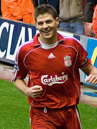box-to-box midfielder, Steven Gerrard