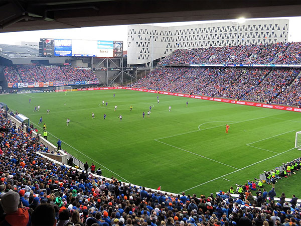 FC Cincinnati's inaugural MLS home match drew a 32,250 sellout crowd.