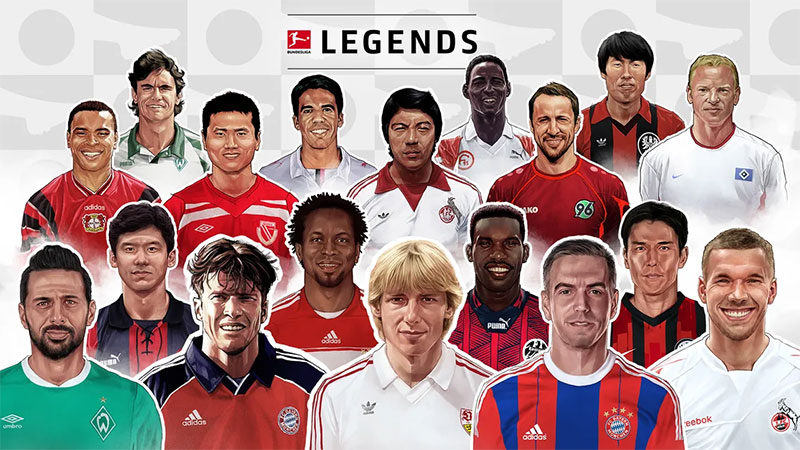 Eighteen Bundesliga legends